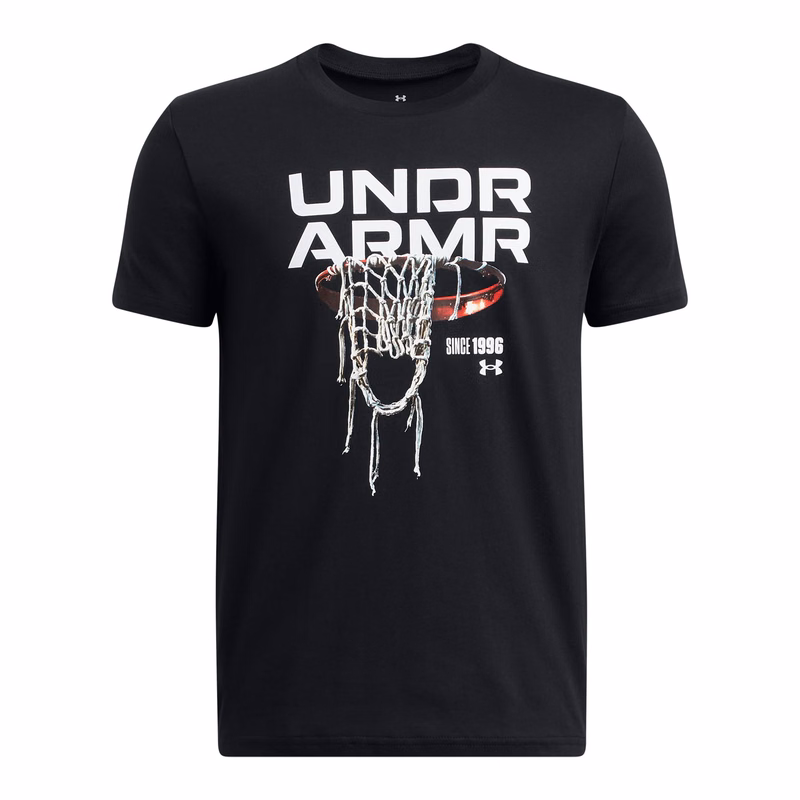 UA Hoops Net Boys' Short Sleeve