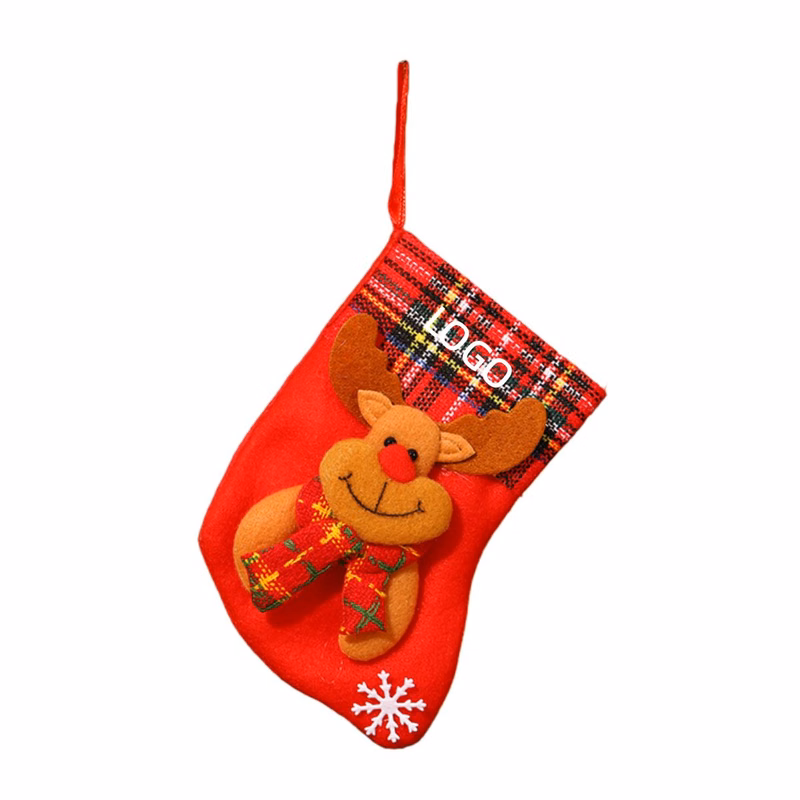 Christmas Sock With Snowflake Pattern,