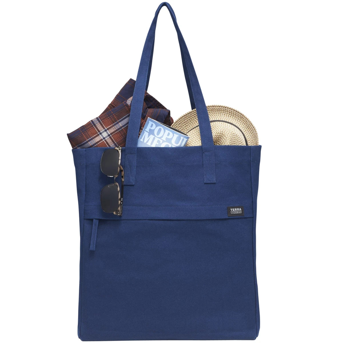 Terra Thread Fairtrade Executuive Work Tote, custom tote bag with logo imprint 1