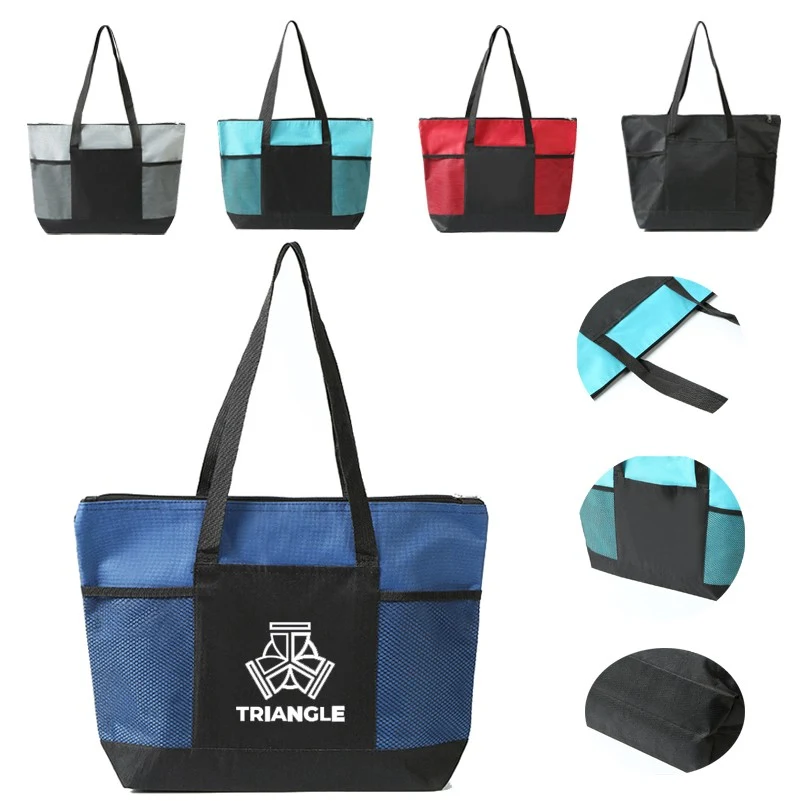 Durable Oxford Shopping Bag, custom tote bag with logo imprint 1