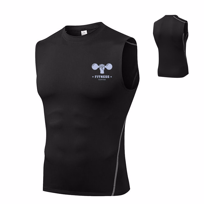 Men's Training Tight Vest Breathable Sleeveless