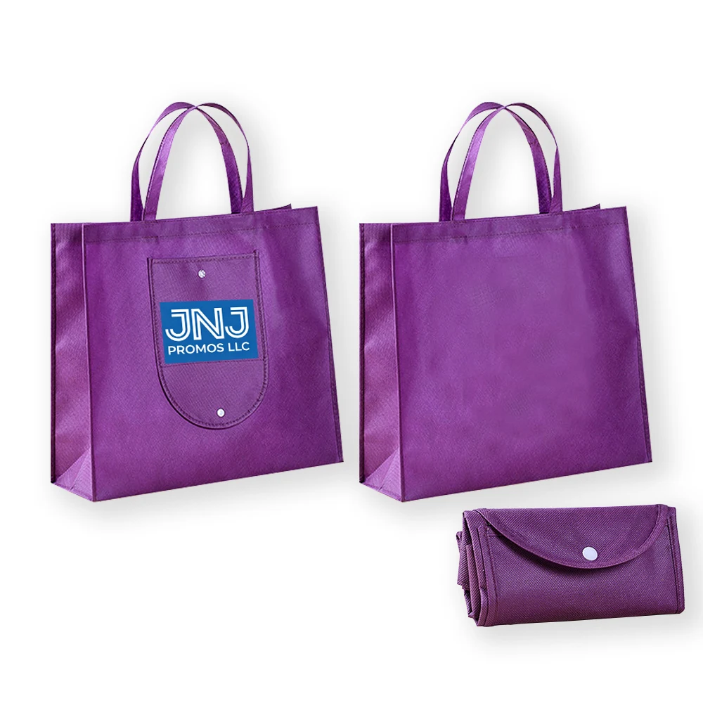 Custom Printed Foldable Non-Woven Handbag 1