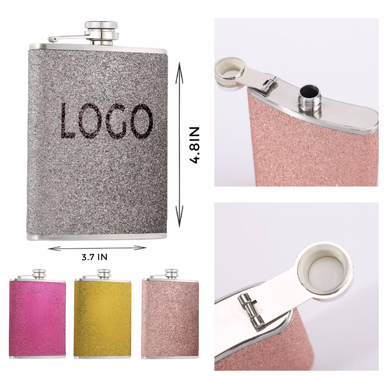 Stylish 8OZ Stainless Steel Flashy Flask