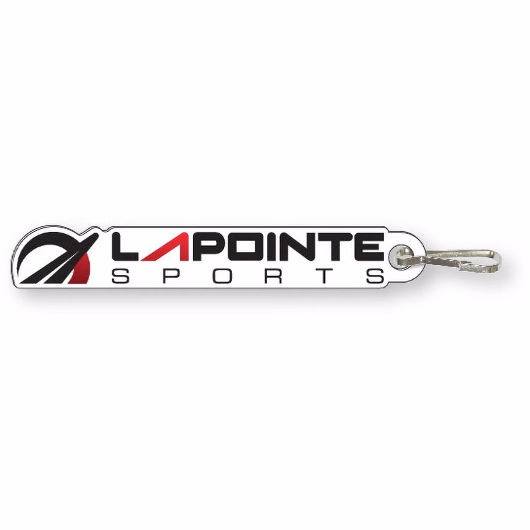 Custom Zipper Pulls (2 sq/in) .030 Compressed Laminated Plastic, Full Colour