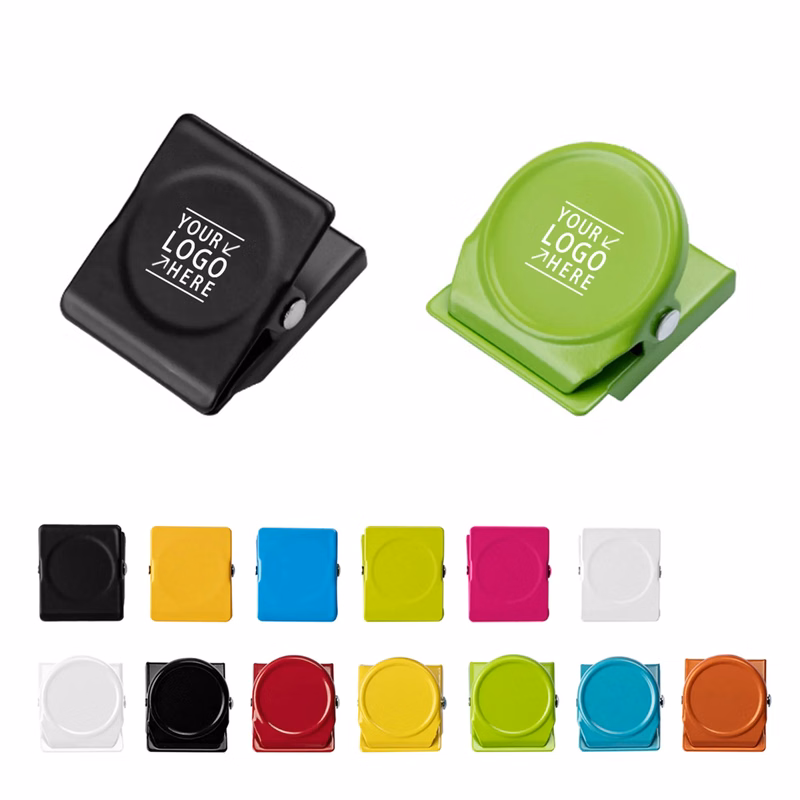 Square/Round Magnetic Fridge Memo Holder Clip