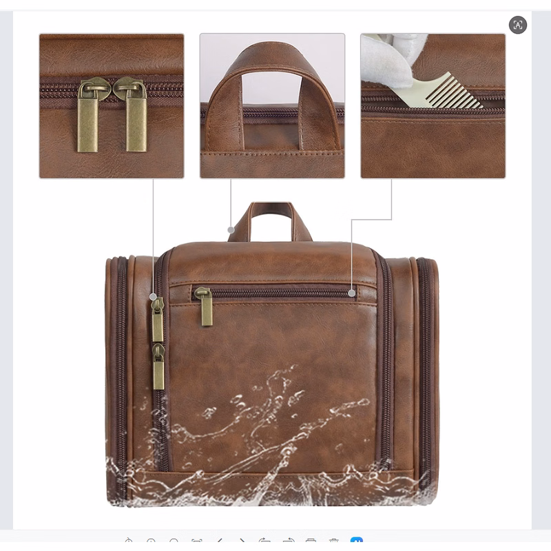 Large Capacity Toiletry and Cosmetics Organizer Bags