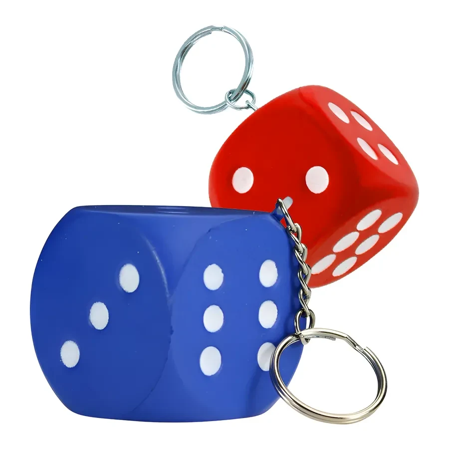 Dice keychain Stress Ball 1