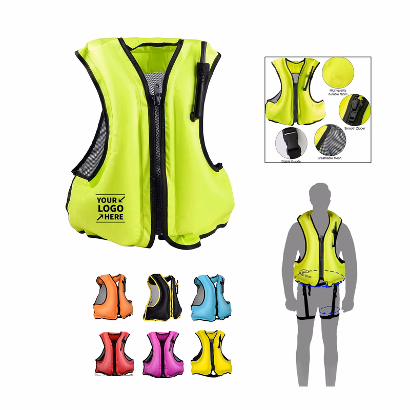 Portable Inflatable Swim Vest