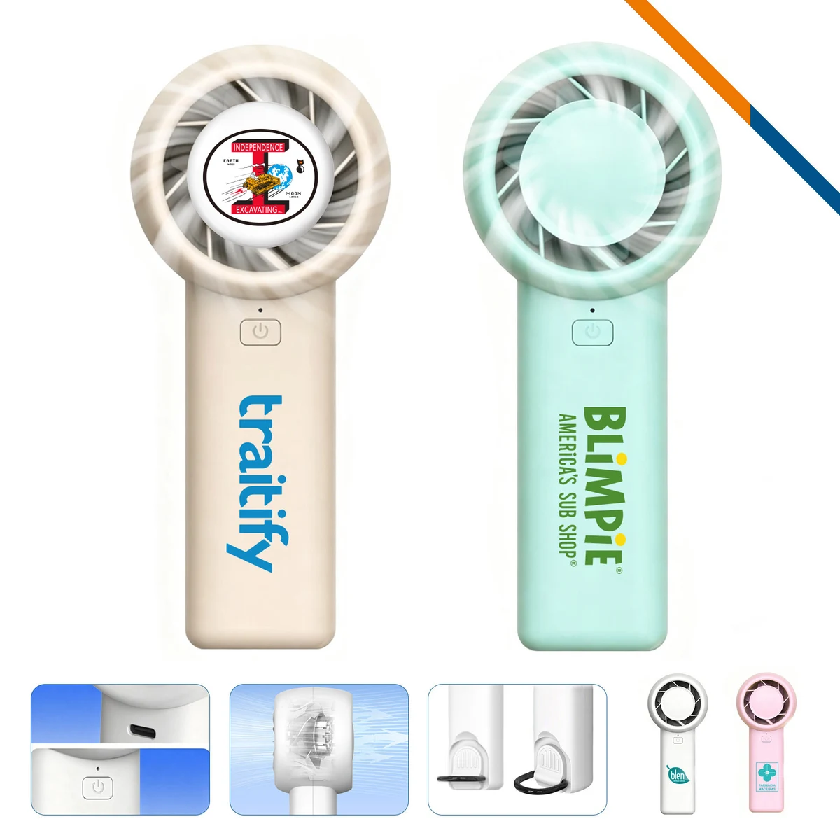 GustFlow Mini Handheld Fan 1