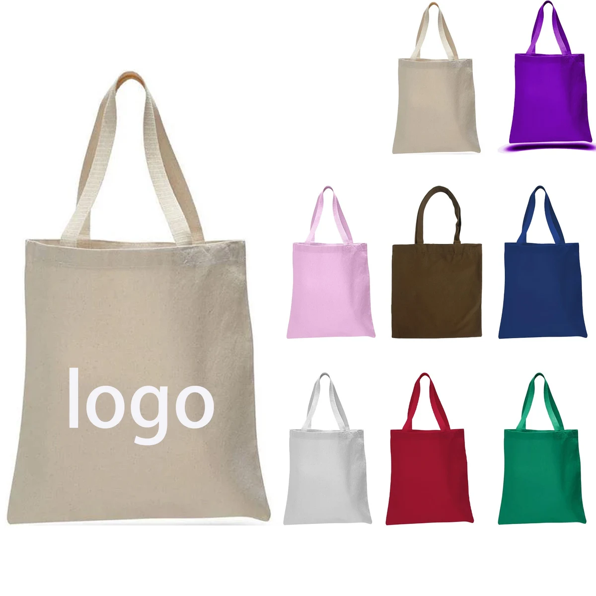 Basic Canvas Bags, Customized Personalized Canvas Tote Bags 1