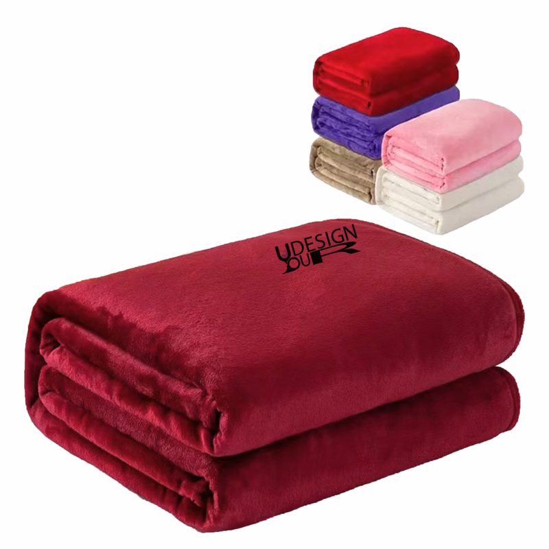 Plain 200GSM Fleece Blanket Couch Cover