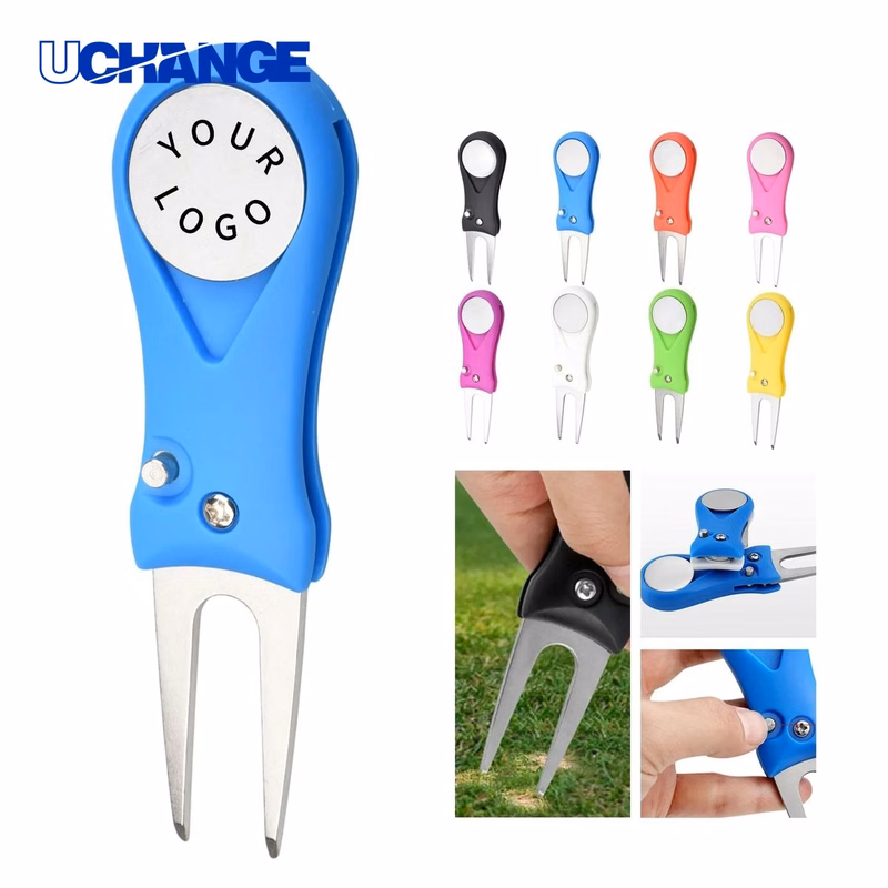 Foldable Golf Divot Tool with Marker