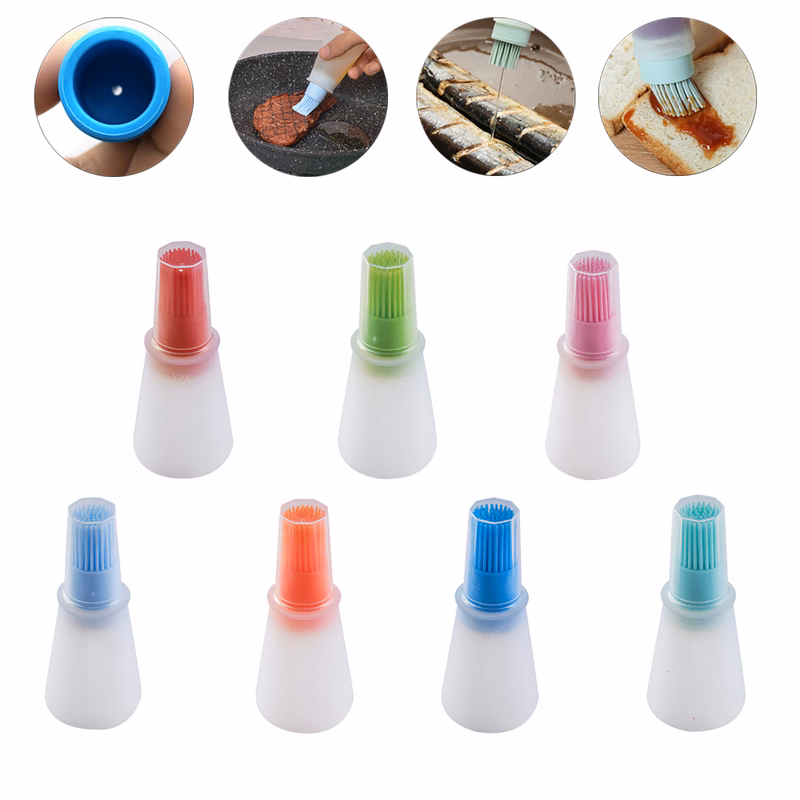 Oil Bottle With Silicone Brush