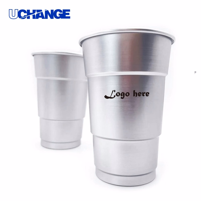 Aluminum Party Mug Container for Events (16 oz)