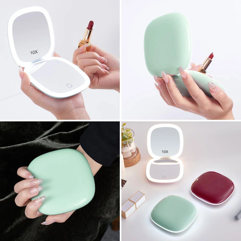 Lighted Travel Makeup Mirror 1