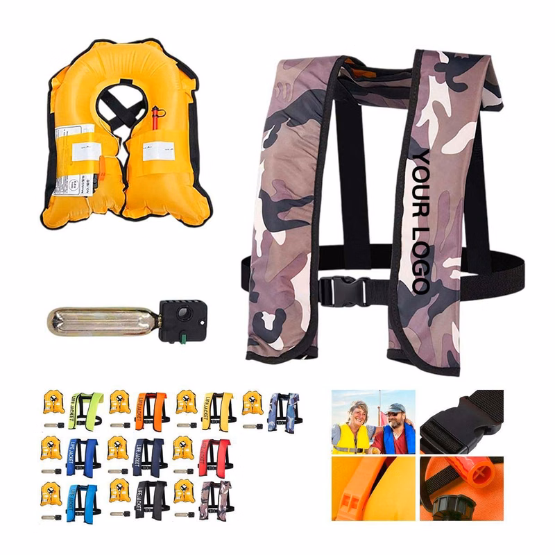 Inflatable CCS Life Jacket with CO2 Cylinder Support