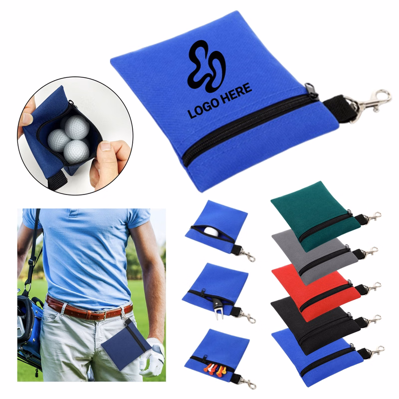 Golf Ball Tee & Accessory Portable Storage Bag