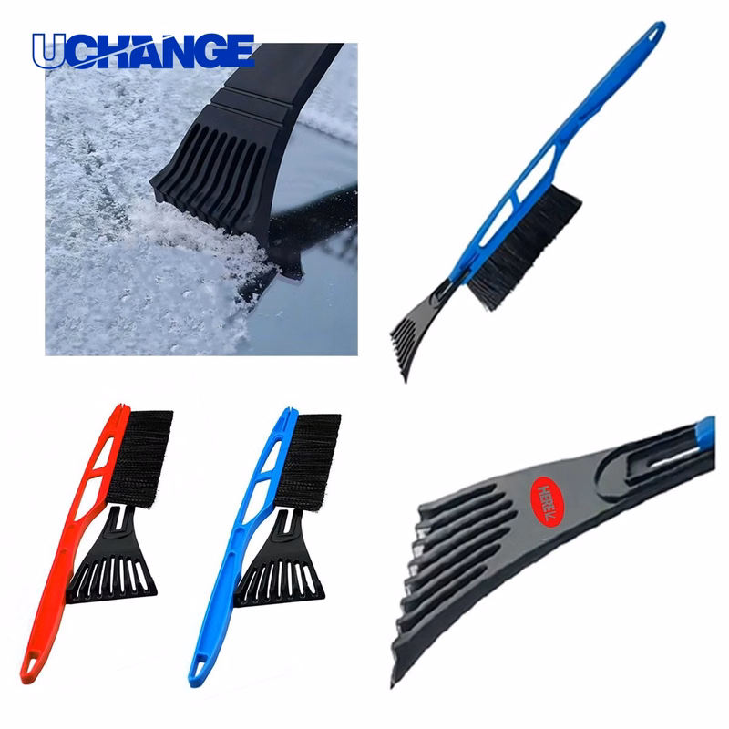 Efficient 2-in-1 Ice Scraper Brush Tool