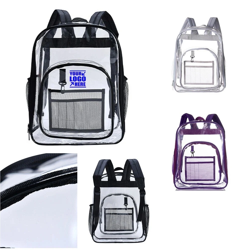 Pvc Clear Plastic Backpack 1