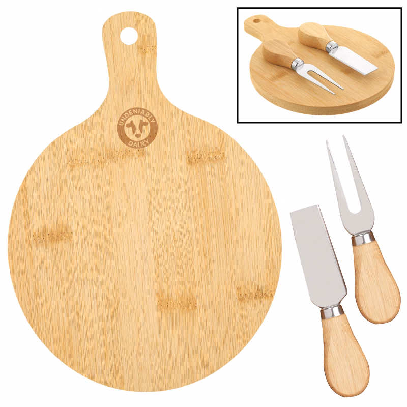 ON SALE! Regala Mini Bamboo Cheese Board Knife Set