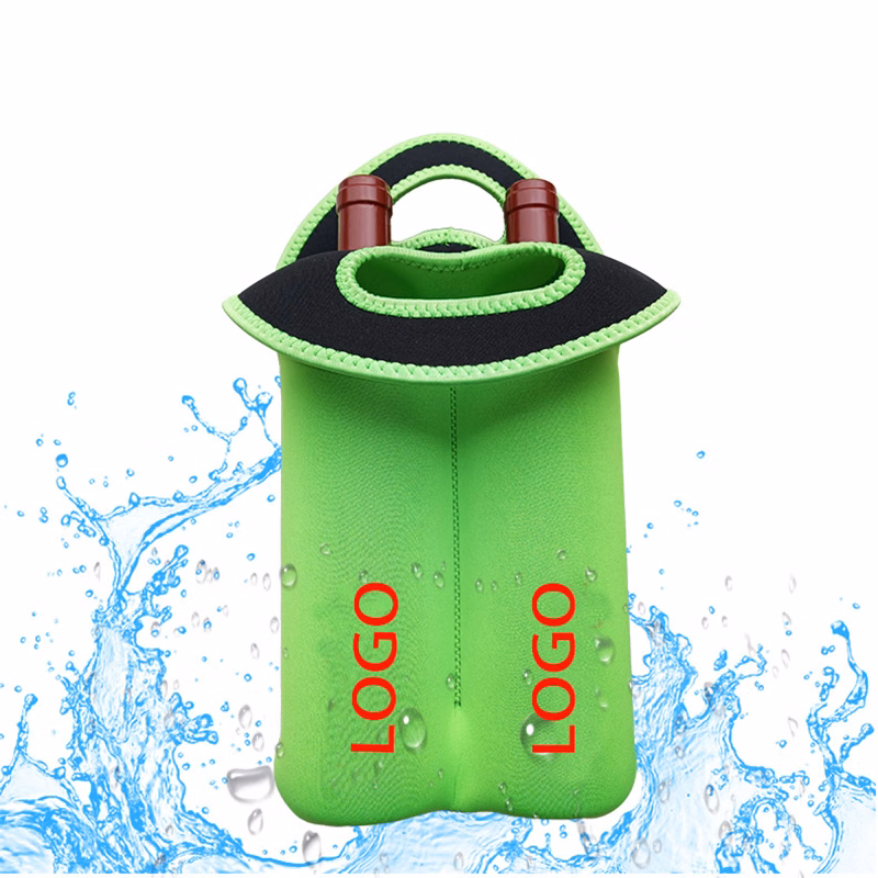 Pure Color Two Bottle Insulated Neoprene Wine Holder
