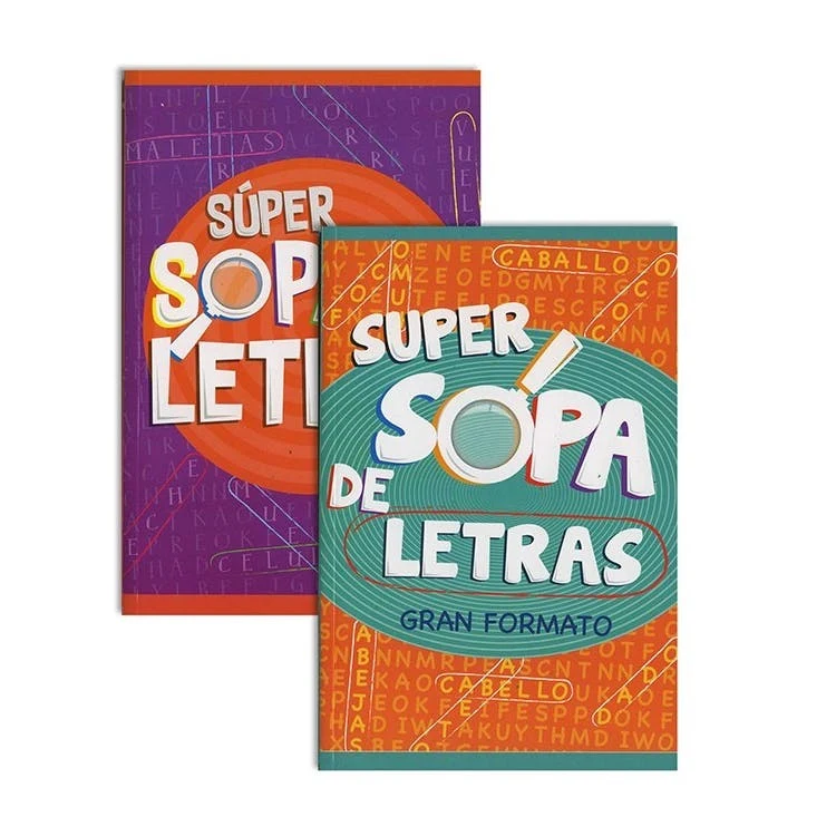 Spanish Word Search Books - Large Print Two Titles 1