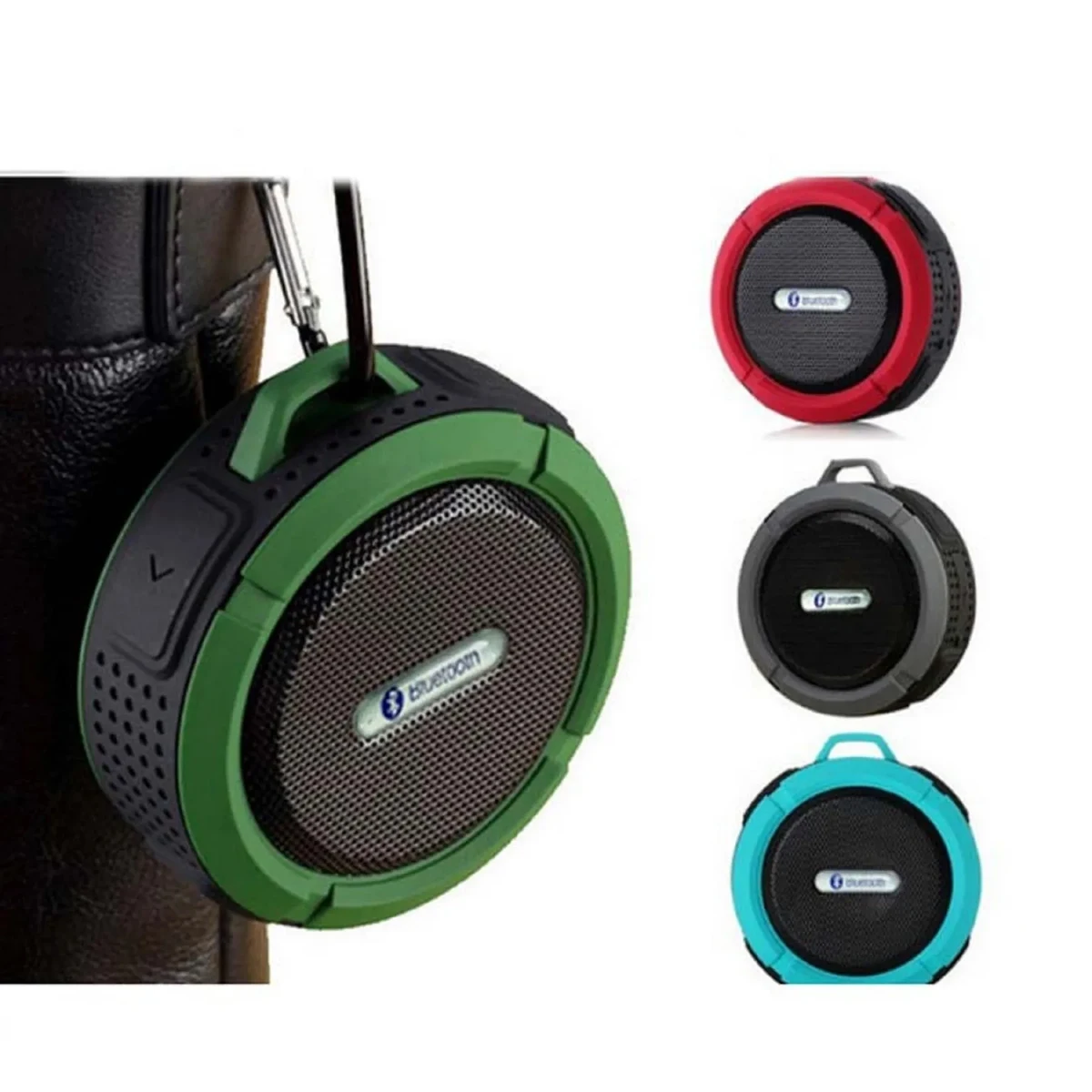 C6 Waterproof Wireless Speaker with Carabiner 1