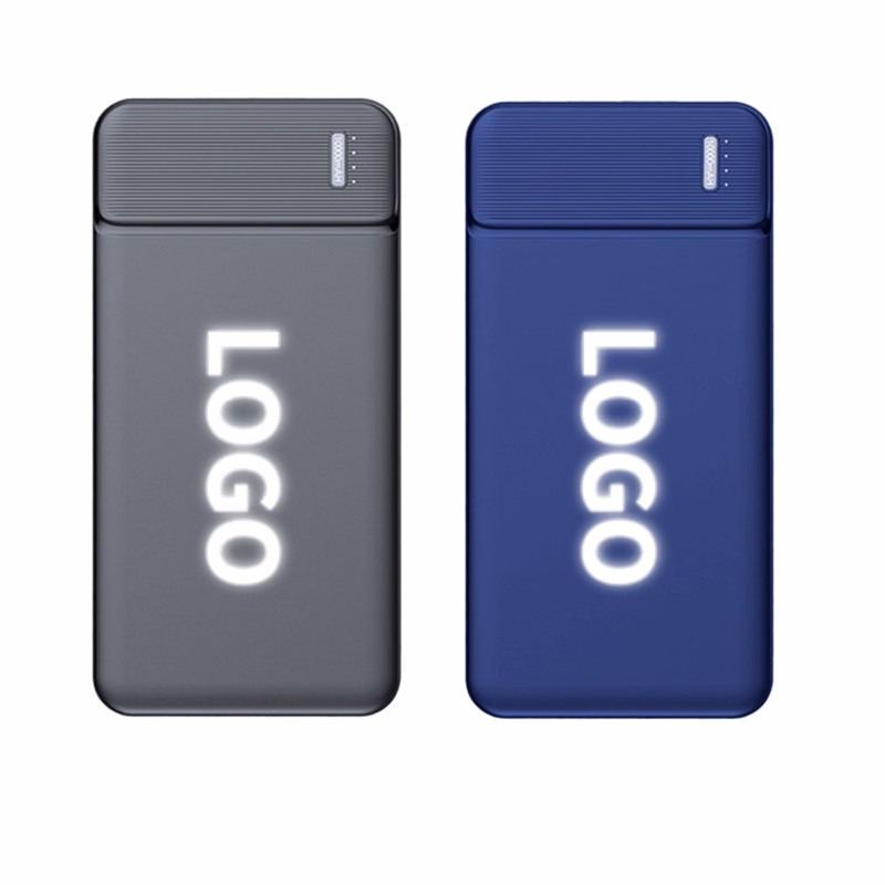 Power Bank with LED Light-Up Logo - 10000 mAh