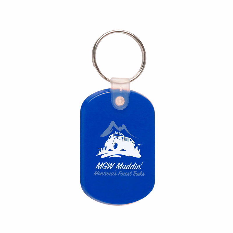 Soft Plastic Key Tags (1 Color Imprint)