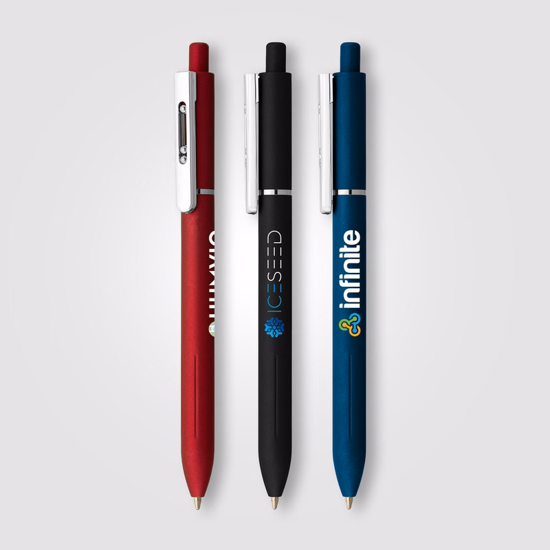 Lark Recycled Plastic Retractable Fidget Clip Pen