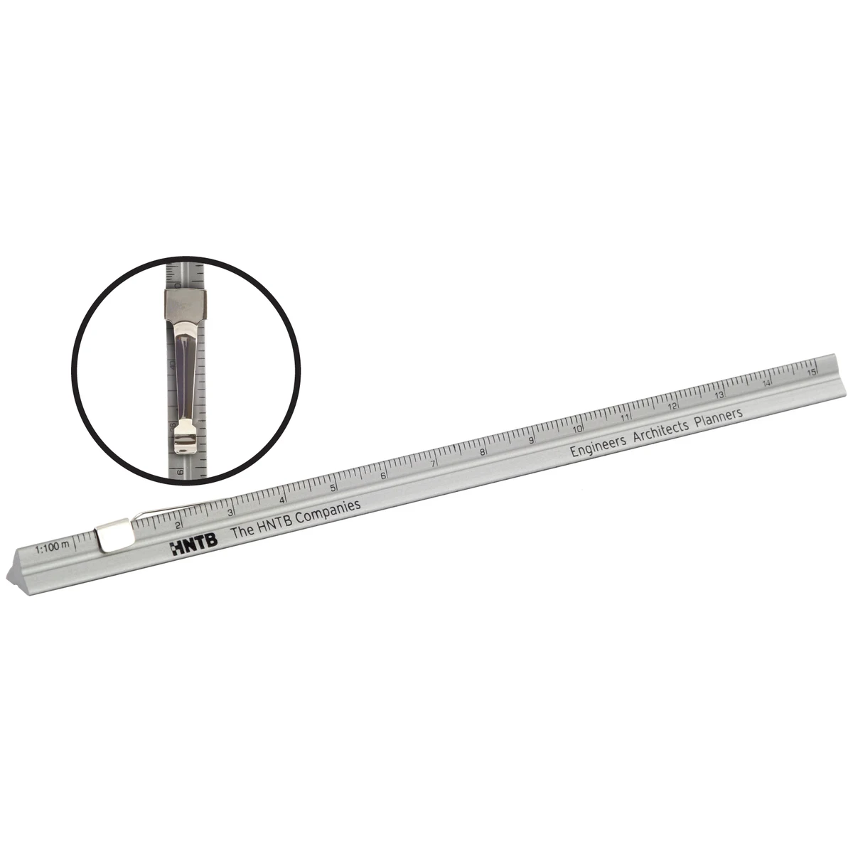 6" Combination Architect/Engineer Pocket Scale with Clip 1