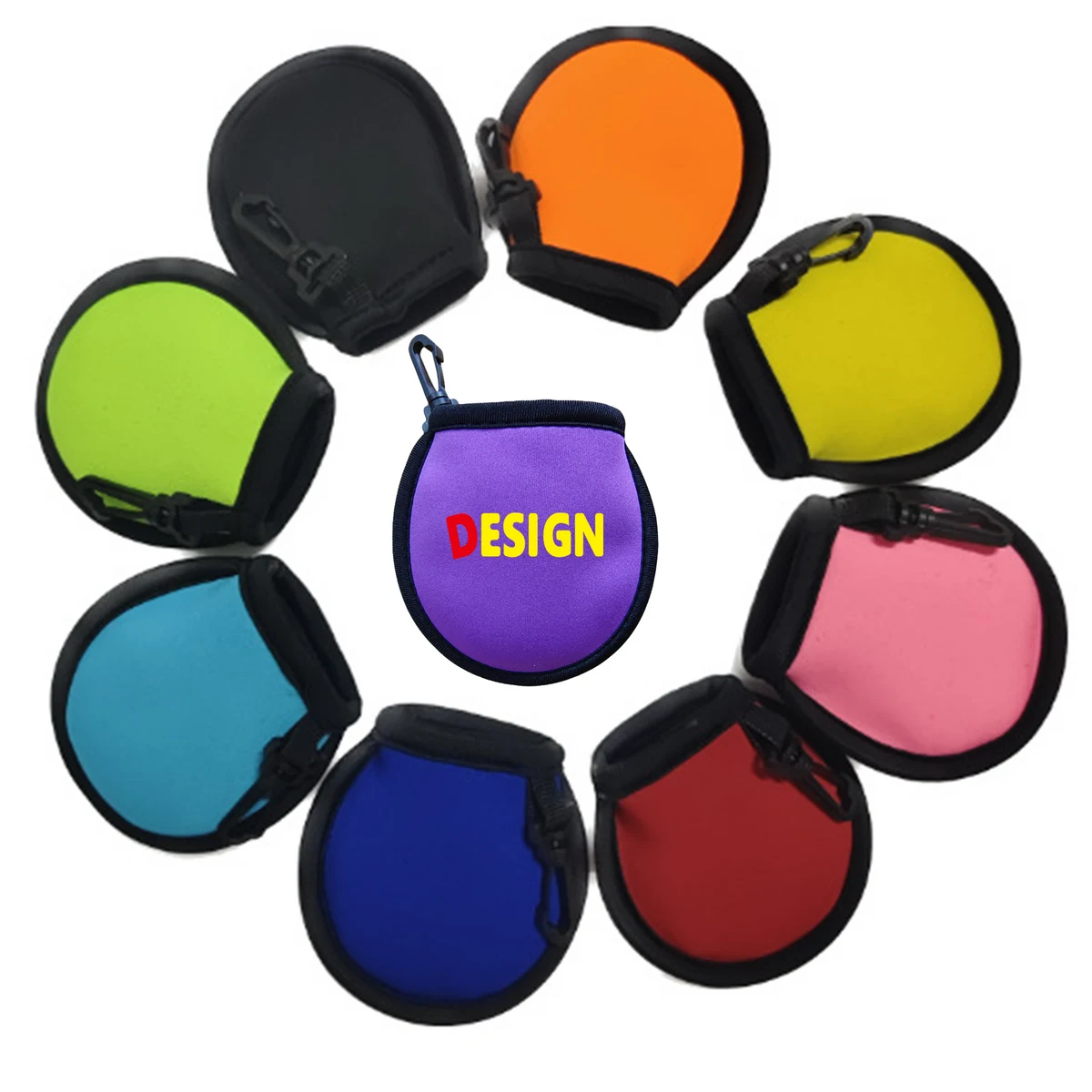 Custom Neoprene Golf Pouch 1