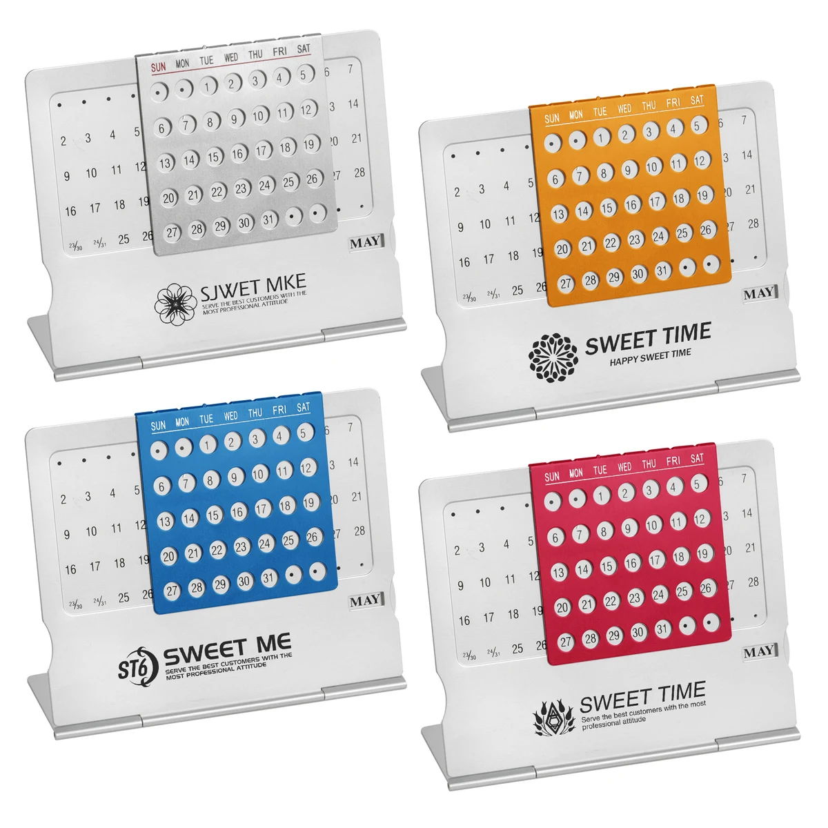 Metal Desk Calendar 1