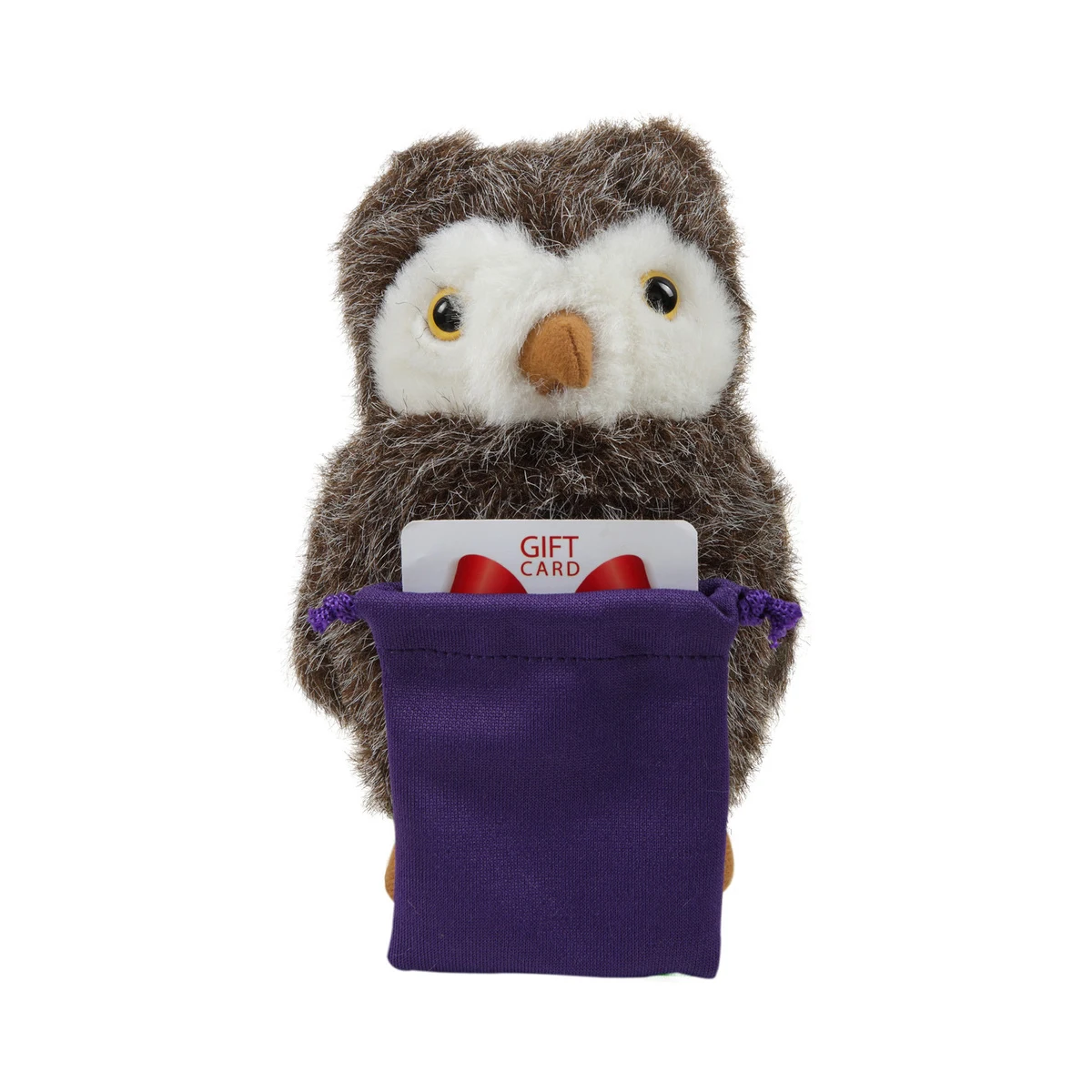 soft plush Owl with gift card sack 1