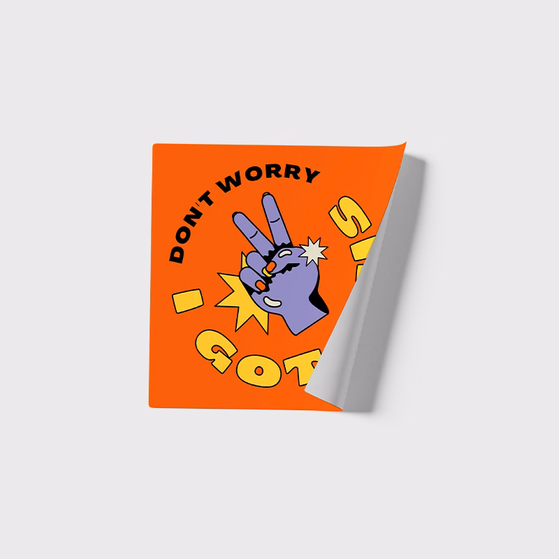 Square Stickers 4x4
