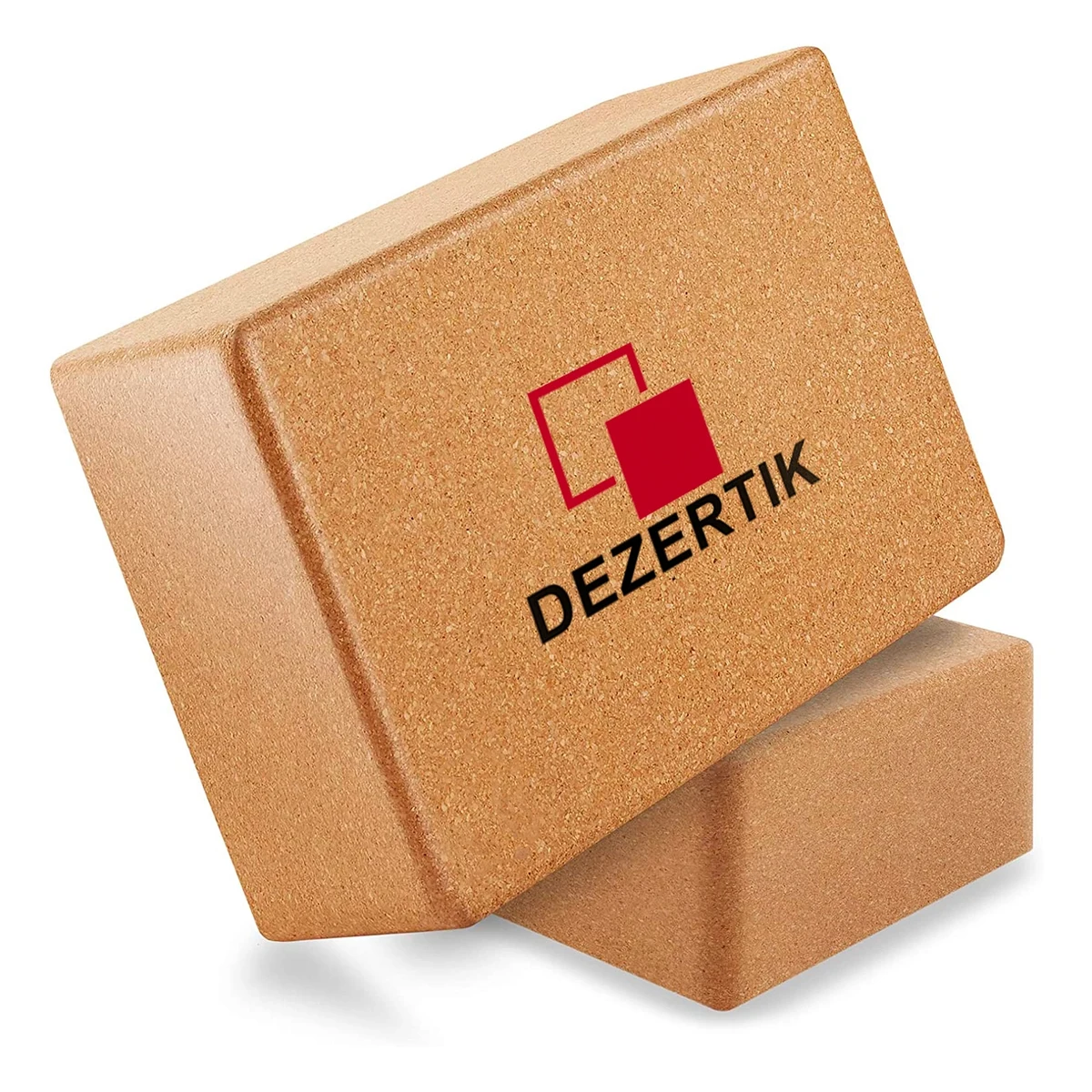 Cork Fitness Block Yoga Brick, custom sports ball with logo imprint 1