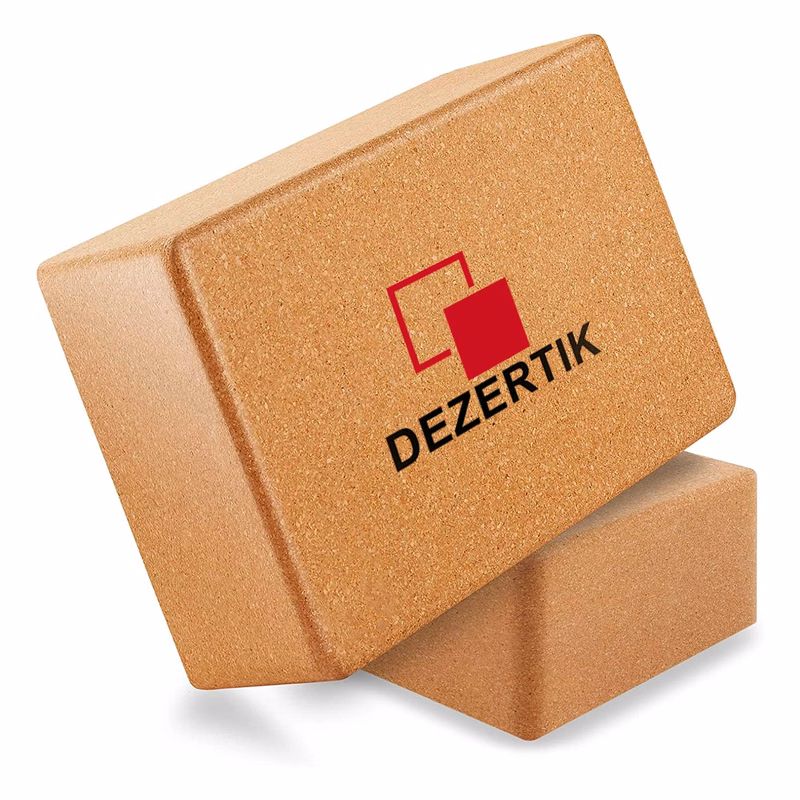 Cork Fitness Block Yoga Brick