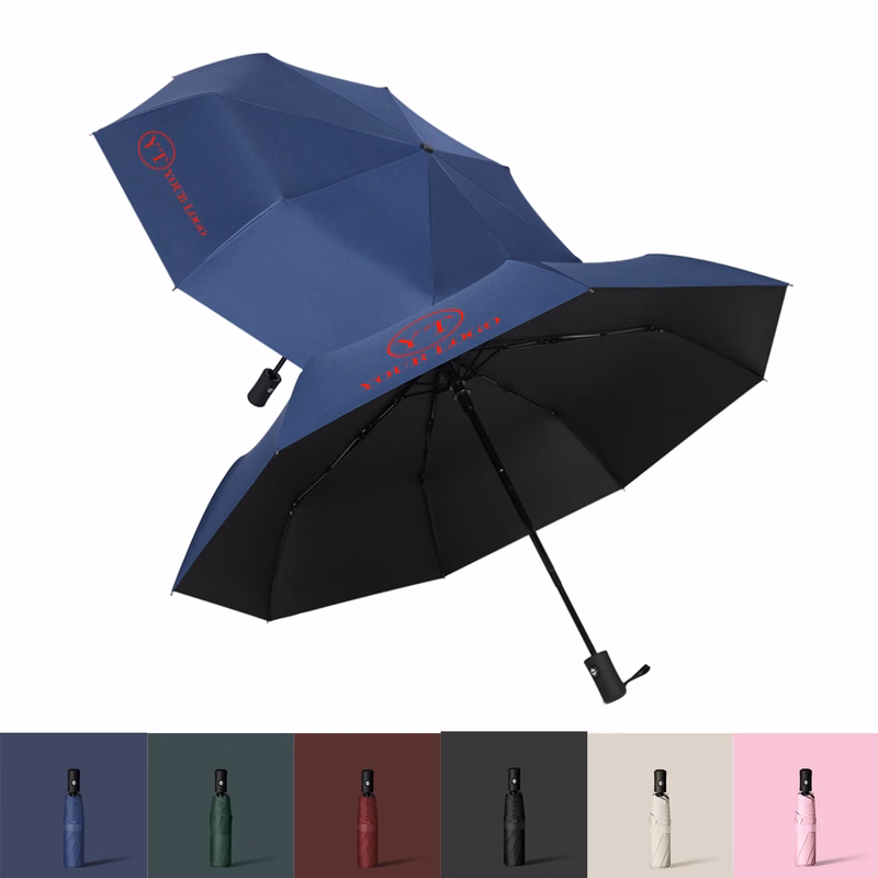 Auto Open Umbrella with Reflective Trim