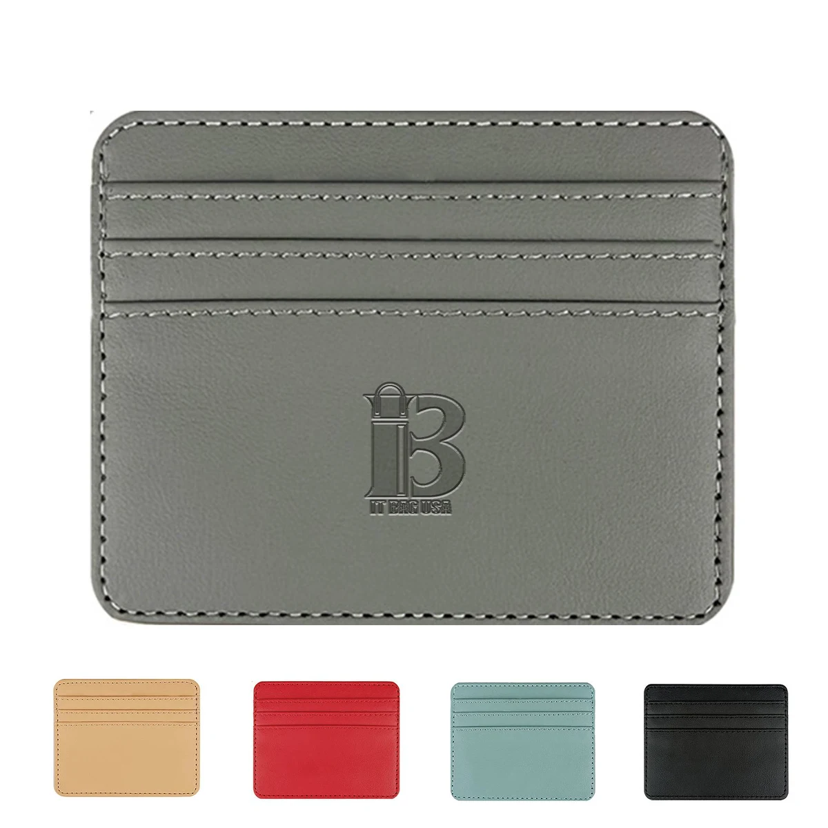 PU Leather Slim Card Wallet 1