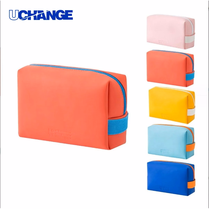 Waterproof PU Makeup Pouch Compact Travel Toiletry Bag