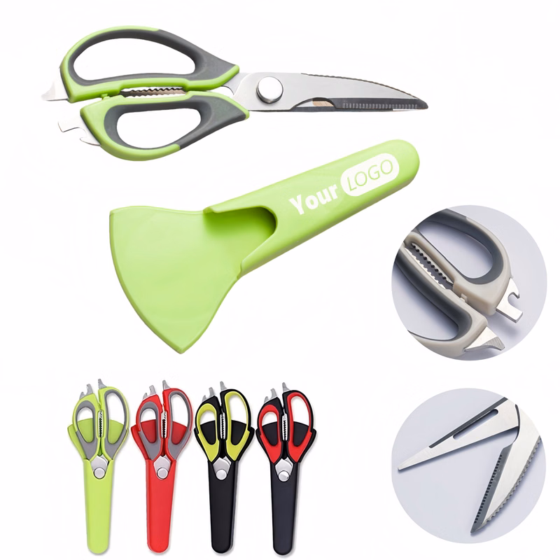 Sharp Kitchen Scissors Set With Magnetic Holder