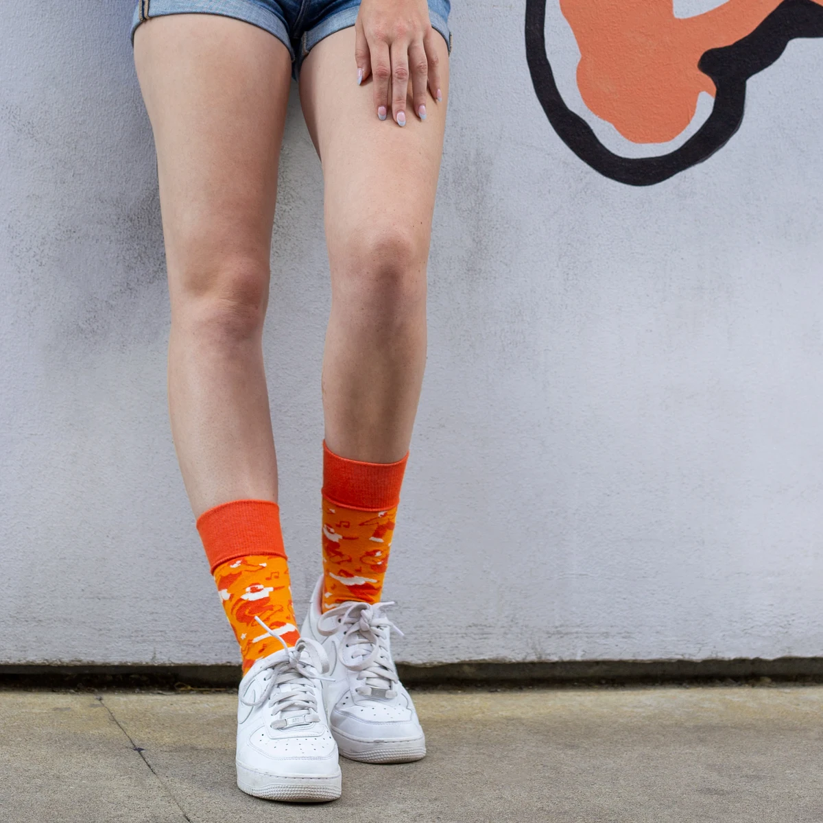 Synthetic Blend Artist Socks - Colorful Comfort for Creative Minds - American Made 1