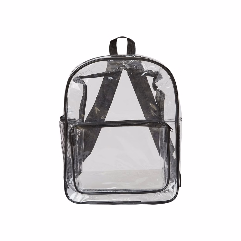 Large 17" Heavy Duty Clear Backpack - 7013