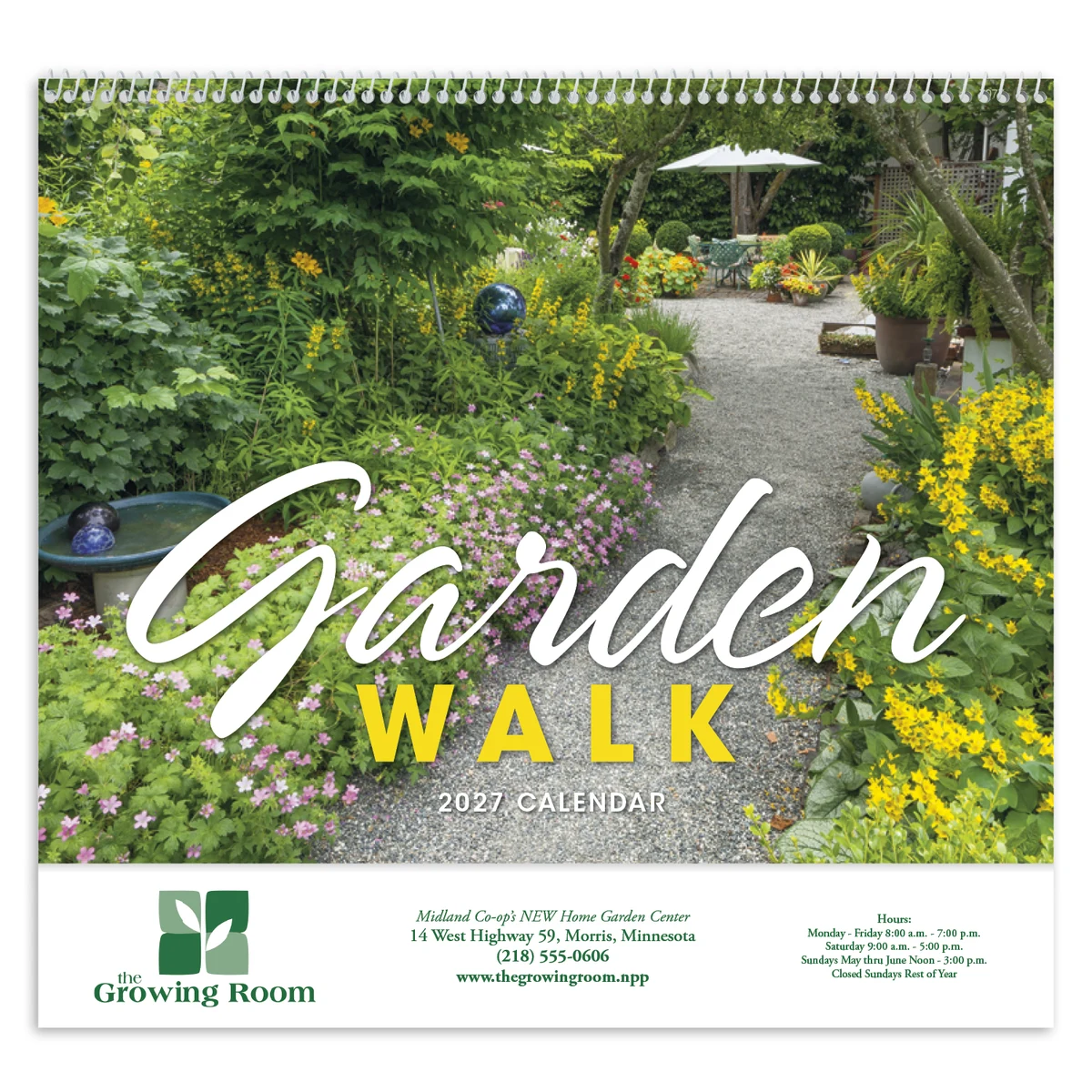 Good Value™ Garden Walk - Spiral Calendar 1