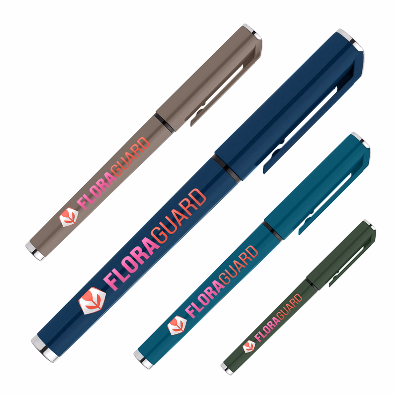 Kalan Recycled Plastic Gel Pen (Full Color Imprint)