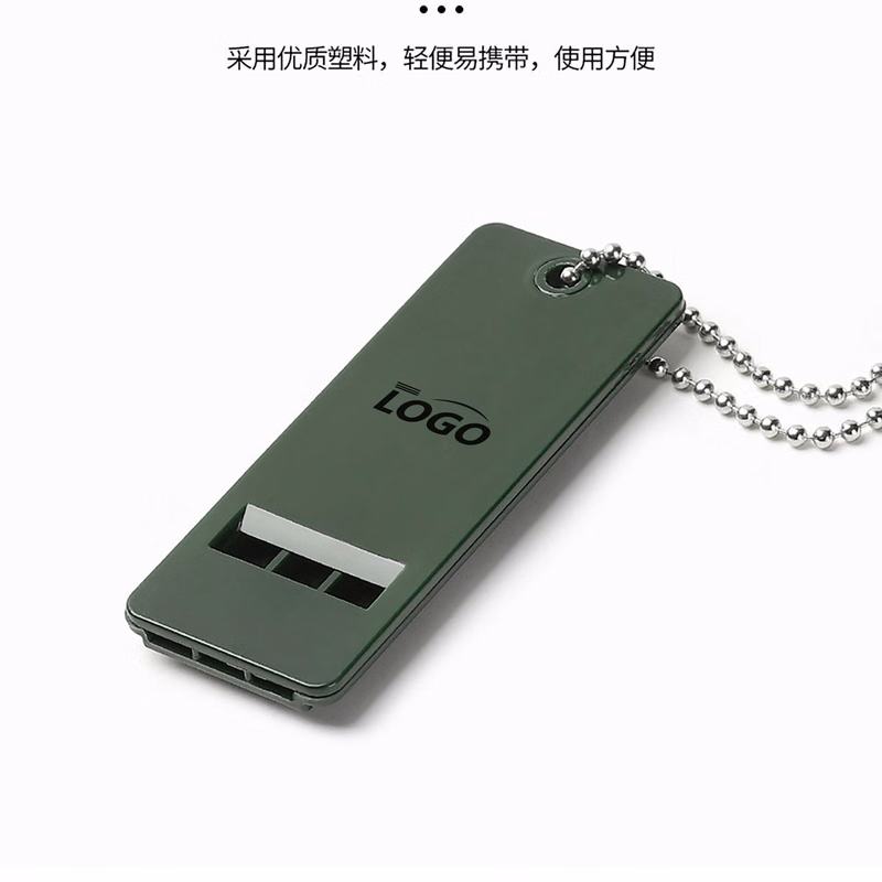 Custom-made Eco-friendly Three-frequency Outdoor Survival Whistle