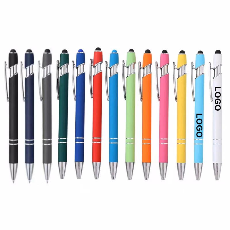 Soft Rubberized Metal Ballpoint Pen
