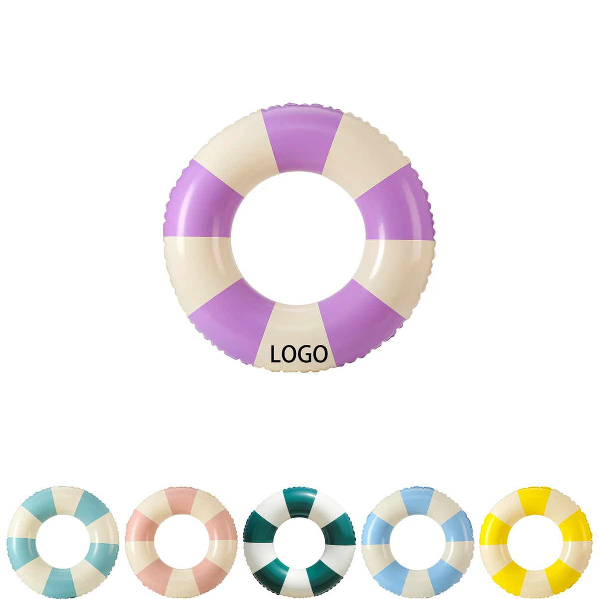 Vintage Thick PVC Swim Ring 1