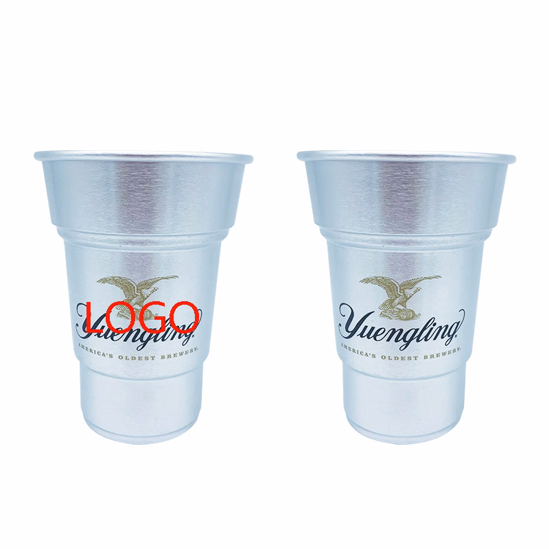 20oz Reusable Cold-Drink Aluminum Cup for Bar Restaurant