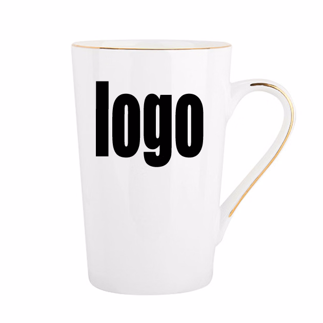 Creative Gold Line Couple Ceramic Bone China Mug